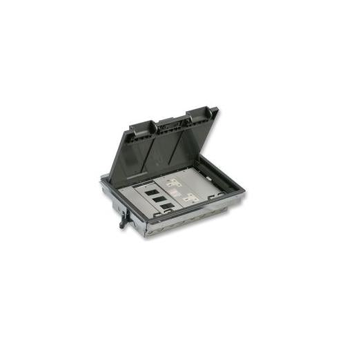 POWERDATA TECHNOLOGIES - 4CFB - 4 COMP FLOOR BOX C/W 2-POWER 4-DATA