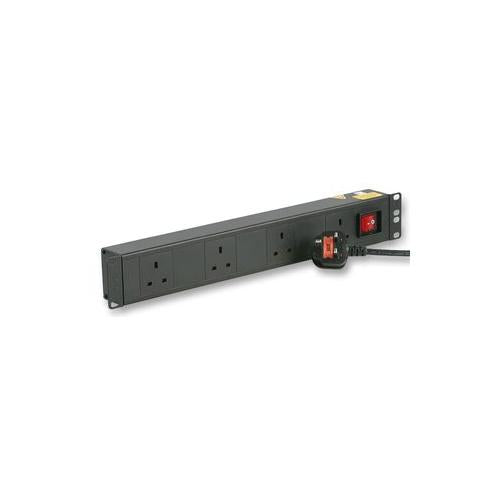 POWERDATA TECHNOLOGIES - H15U13A/4 - HORIZONTAL UK POWER PDU 1.5U 4 WAY