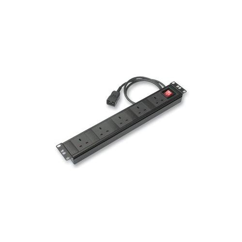 POWERDATA TECHNOLOGIES - H15U13A/5/C20 - PDU HORIZONTAL UK 1.5U 5 WAY C20 PLUG