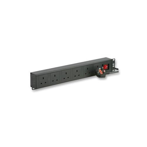 POWERDATA TECHNOLOGIES - H15U13A/6 - HORIZONTAL PDU UK POWER, 1.5U, 6-WAY