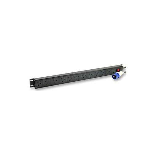 POWERDATA TECHNOLOGIES - V13A/12/16 - VERTICAL UK PDU 12-WAY 16A COMMANDO