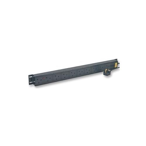 POWERDATA TECHNOLOGIES - V13A/SAF/10 - VERTICAL UK FILTERED, 10-WAY PDU