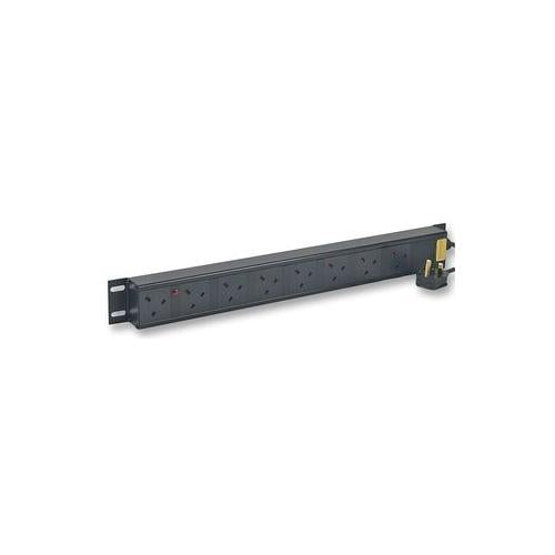 POWERDATA TECHNOLOGIES - V13A/SAF/8 - VERTICAL UK FILTERED, 8-WAY PDU