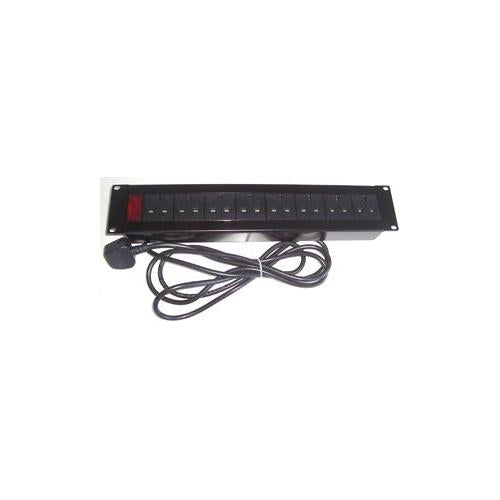 PRO ELEC - X2U8S-BK - PDU UNIT SWITCHED/8-WAY/ FOR 19" RACK