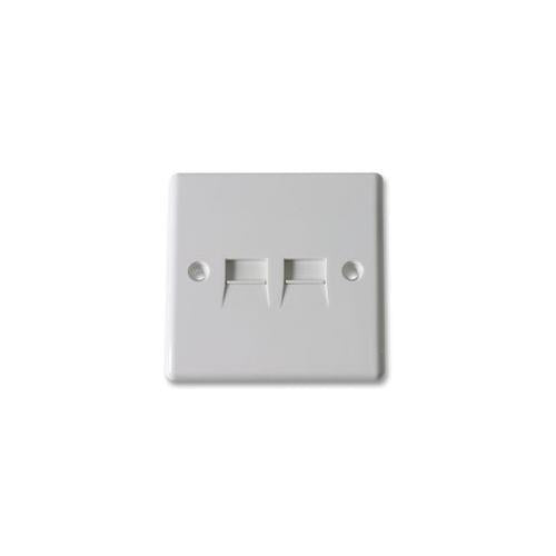 BG - 8BTS/2 - TELEPHONE OUTLET 2 GANG SLAVE