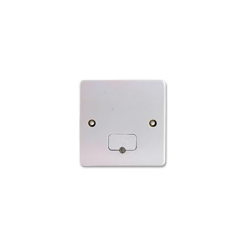 MK (ELECTRIC) - K337WHI - SPUR UNIT - FUSED + CORD OUTLET