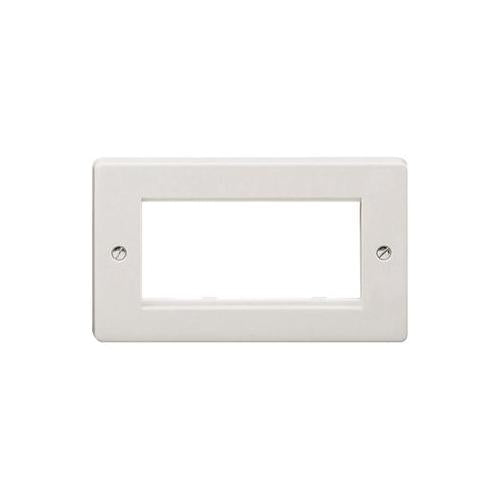 CRABTREE - 7094 - 4 MODULE MOULDED PLATE