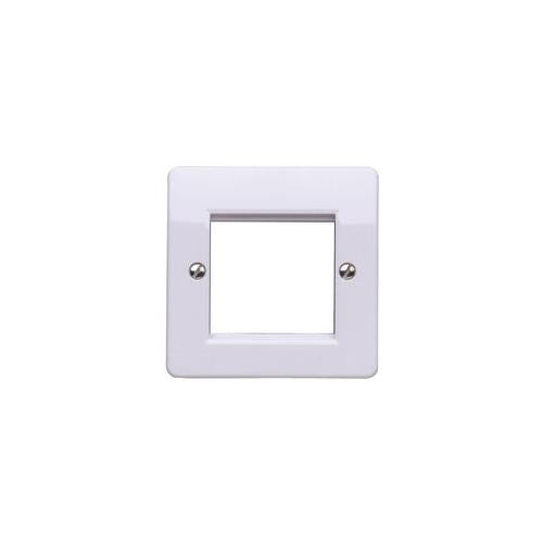 MK (ELECTRIC) - K182 WHI - 1G EURO FRONTPLATE