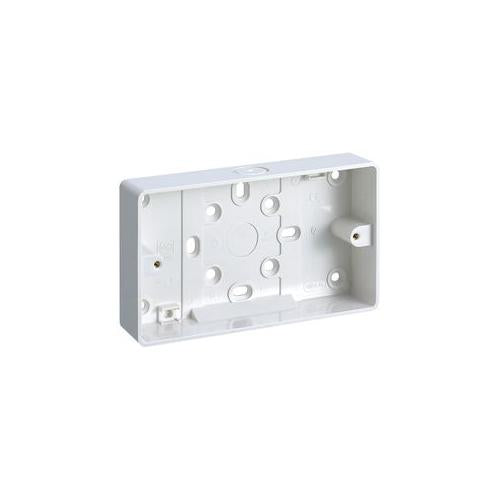 MK (ELECTRIC) - K2183 WHI - 2 GANG 32MM PVC BOX