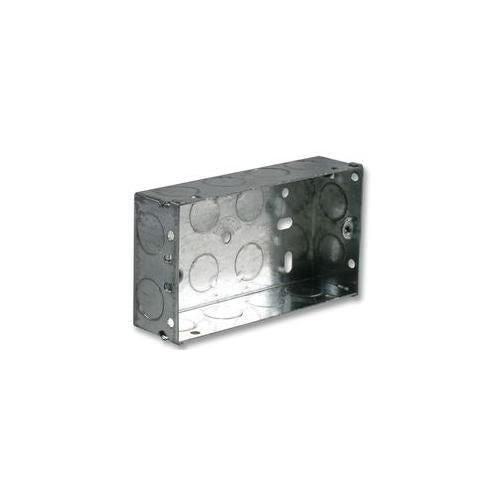 PRO ELEC - MBB2G35 - METAL BACK BOX 2 GANG 35MM