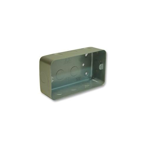 BRITISH GENERAL - MC502 - 2 GANG SURFACE MOUNTING BOX