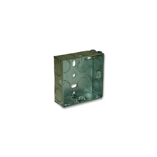 APPLEBY - SB655 - FLUSH STEEL BACK BOX - 1 GANG/25MM/ADJUSTABLE LUGS