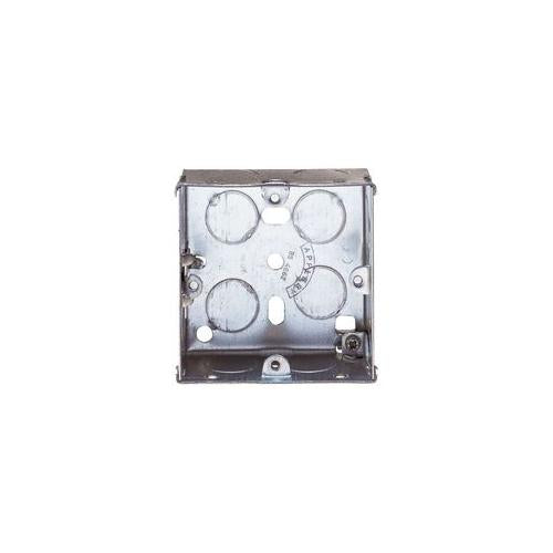 APPLEBY - SF615 - 1 GANG FLUSH STEEL BACK BOX 35MM