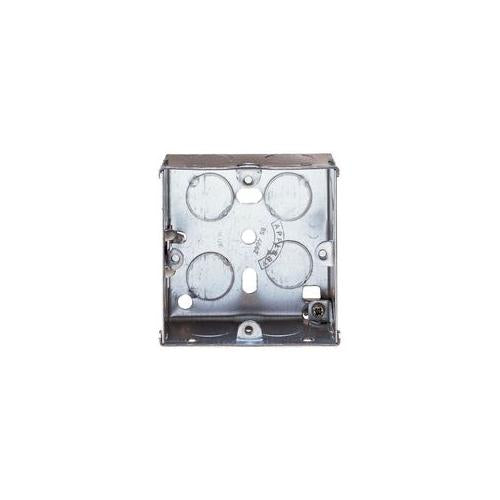 APPLEBY - SF618 - 1 GANG FLUSH STEEL BACK BOX 47MM