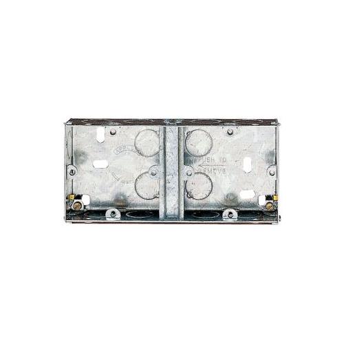 APPLEBY - SF636 - DUAL GANG INSTALLATION BOX STEEL 35MM