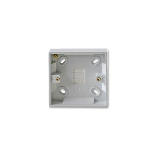 V1220/E - BOX , PATTRESS 1 GANG 16MM DEEP