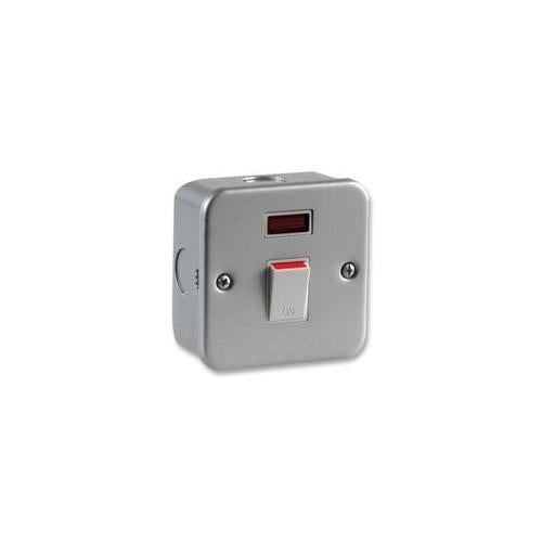 METALCLAD 20A DOUBLE POLE SWITCH , PRO ELEC , 220NSMB