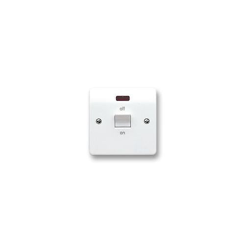 LOGIC PLUS 32A DOUBLE POLE SWITCH , MK (ELECTRIC) , K5105WHI