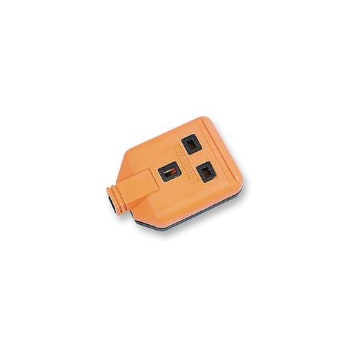 PERMAPLUG - ELS13ORG - RUBBER SOCKET - 13A/ORANGE
