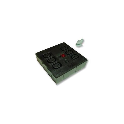 BULGIN - PXD701/061/10/1. - 6-WAY IEC BOARD - IEC INLET
