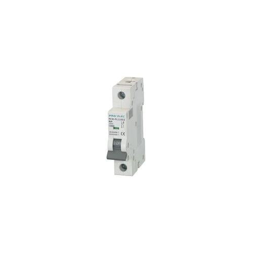 10kA MCB SINGLE POLE TYPE B CURVE 20A , PRO ELEC , AUB7 1P B20A