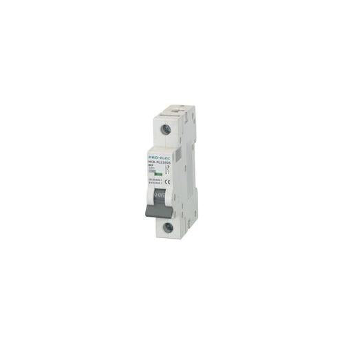 10kA MCB SINGLE POLE TYPE B CURVE 63A , PRO ELEC , AUB7 1P B63A
