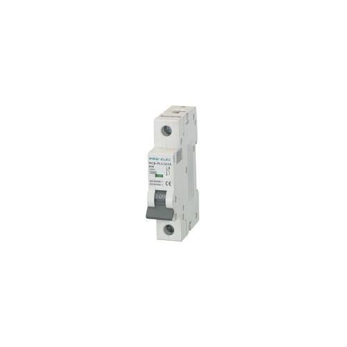 10kA MCB SINGLE POLE TYPE D CURVE 10A , PRO ELEC , AUB7 1P D10A