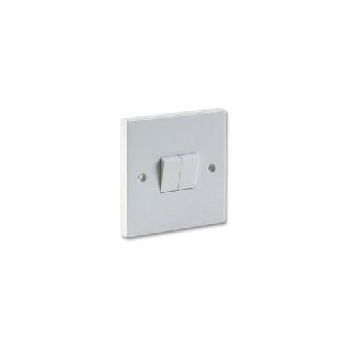 LIGHT SWITCH DOUBLE GANG 2 WAY , PRO ELEC , 202