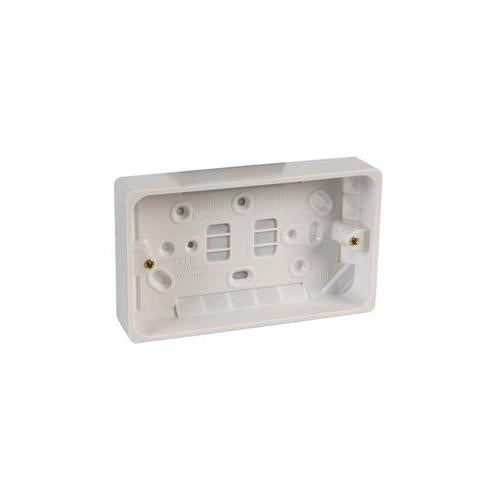 CRABTREE - 9048 - 2 GANG 29MM MOULDED BOX SURFACE MOUNT