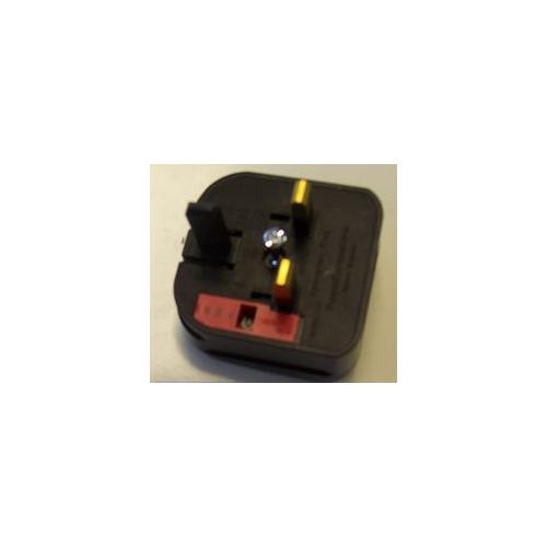 POWER CONNECTIONS - ACP.BLACK.10A - USA TO UK POWER PLUG CONVERTOR BLACK/10A