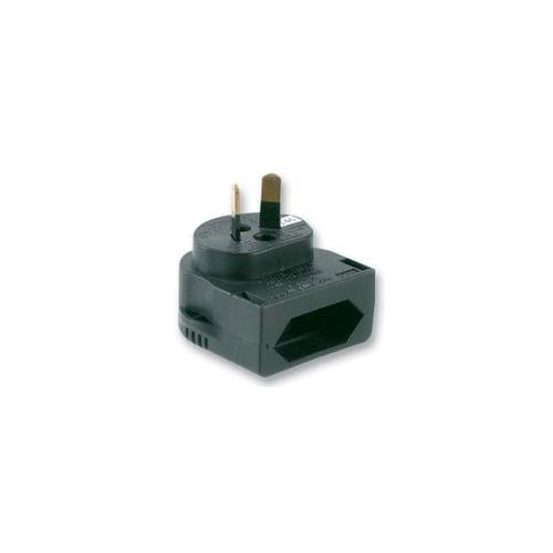 POWER CONNECTIONS - CP3B - EURO CEE7 MAINS POWER PLUG  TO AUST 2P BLK