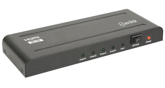 4 Way UHD HDMI Splitter, 4K 1080p - AVLINK