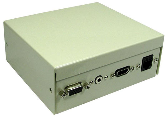 4 Port Multimedia Connection Box with 5m Cables, HDMI VGA 3.5mm RJ45 - UNBRANDED