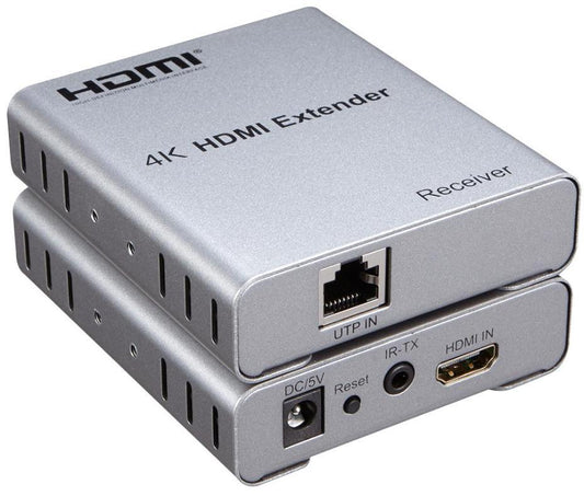 4K HDMI over Cat5e / Cat6 Extender with IR, 50m - LMS DATA