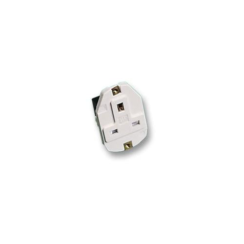 MK (ELECTRIC) - 735WHI - 1 GANG OUTLET - PANEL MOUNT