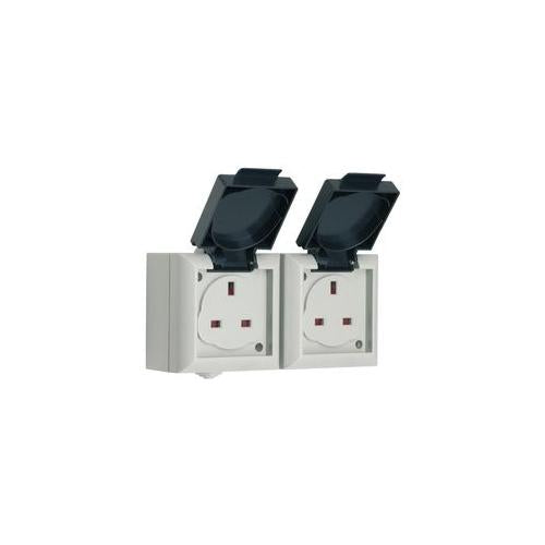SMJ ELECTRICAL - EP213B - IP54 TWIN 13A SOCKET – Rapidwarehouse