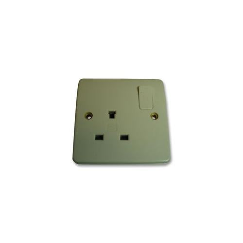 MK (ELECTRIC) - K1257WHI - 1 GANG OUTLET - NON STANDARD