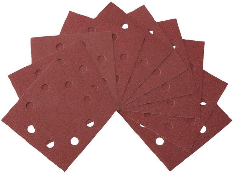 1/4 Sanding Sheets Punched 115 x 115mm 60 Grit - 10 Pack - DEWALT