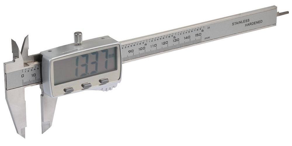 Stainless Steel Electronic Digital Caliper, 150mm - DURATOOL
