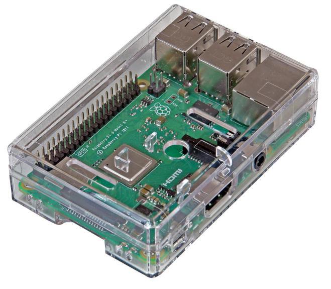 Two Part Raspberry Pi 3 B+ Case, Clear - PRO SIGNAL