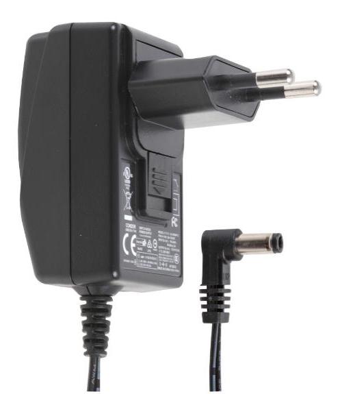 100-240VAC, 12VDC 0.5A Power Supply with Universal Plug - DESCO