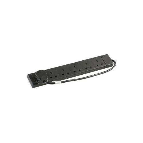 POWER CORD EXTENSION LEAD 6 GANG 0.5M , PRO ELEC , 2068+0.5M