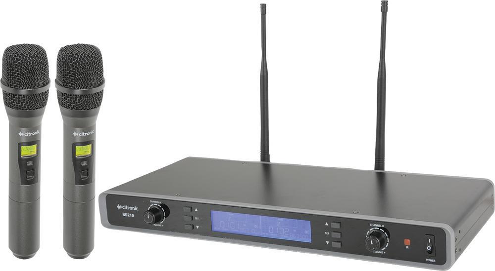 UHF Handheld Microphone System - CITRONIC