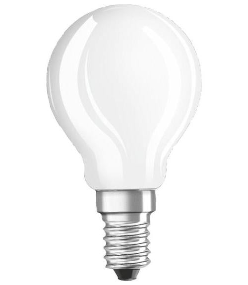 4W Frosted Golf Ball Filament LED Lamp, E14, Daylight White - OSRAM