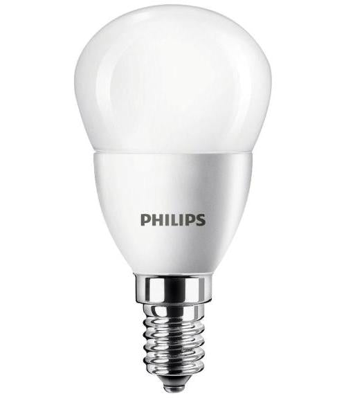 5.5W Frosted LED Mini Globe Lamp, E14, 2700K - PHILIPS LIGHTING