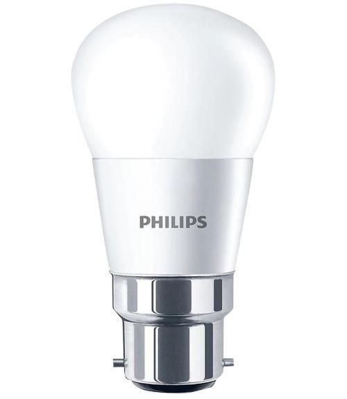 4W Frosted LED Mini Globe Lamp, B22, 2700K - PHILIPS LIGHTING