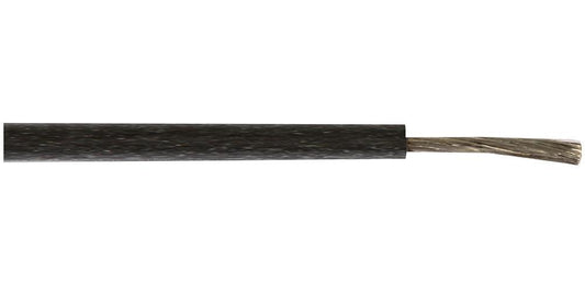 0.75mm² Test Lead Wire, Black, 25m - CONCORDIA TECHNOLOGIES