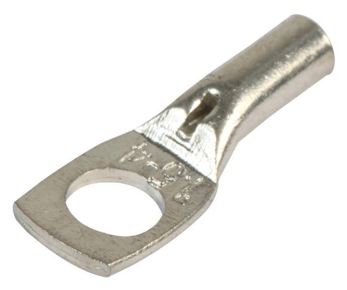 1.5mm² Copper Terminal Lug, M5, Pack of 100 - CONCORDIA TECHNOLOGIES