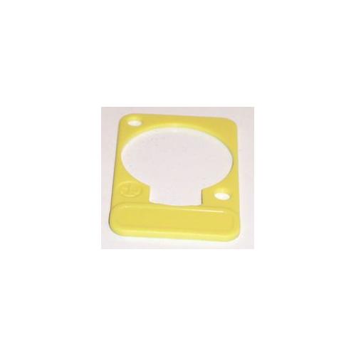 NEUTRIK - DSS-4 - D-SHELL PLATE - YELLOW