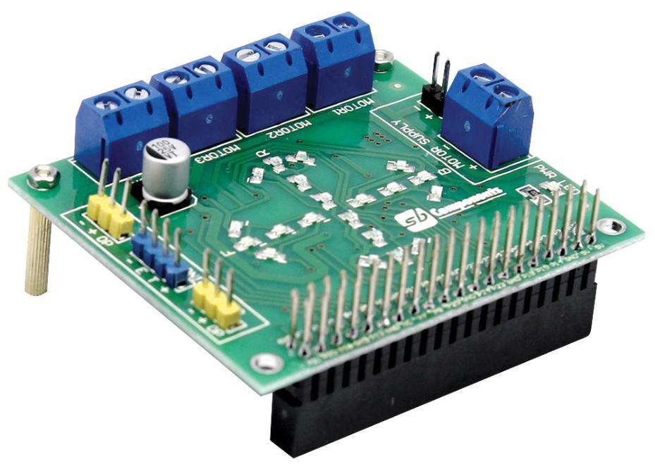 MOTOR SHIELD Motor Driver Board For Raspberry Pi - Sb Components